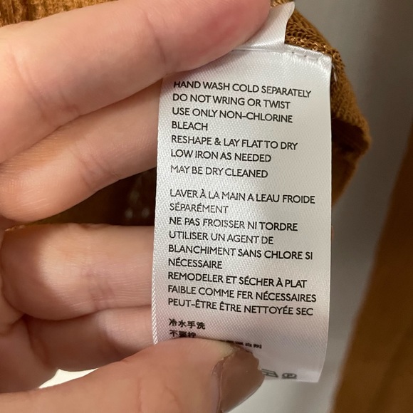 NWT Free People H2O Crew Pullover in Tiger Eye - size XS - Picture 10 of 11